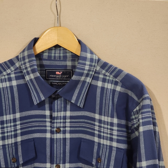 Vineyard Vines Classic Shirt Jacket L - Picture 1 of 5